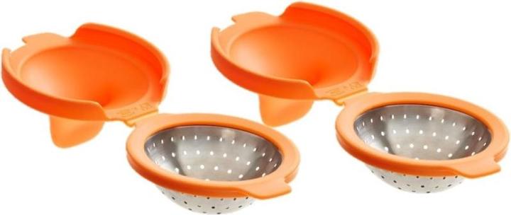 Produktbild Lékué Eier-Pochierer, 2er Set, 11x4.5x7 cm, orange