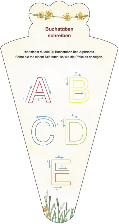 Actual product image My witchy-coloured school cone book with Petronella Apfelmus