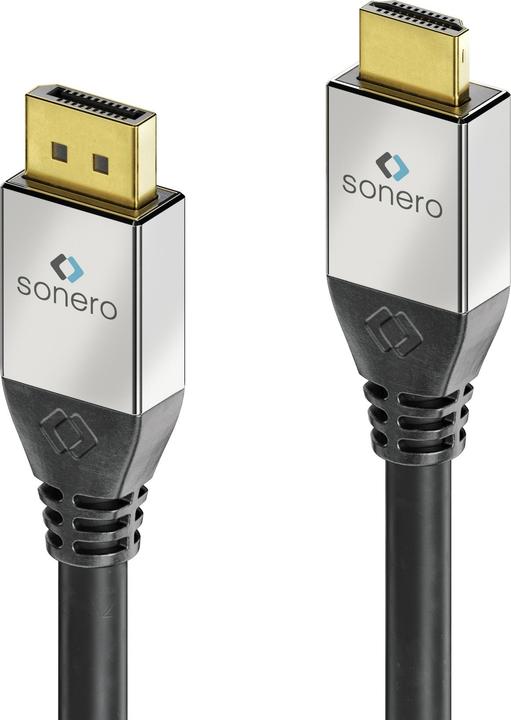Actual product image Sonero DisplayPort — HDMI (Typ A) (3 m)