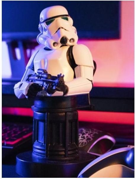 Immagine prodotto Exquisite Gaming Stormtrooper 2021 - Cable Guy (Xbox Series X, iOS, Xbox One S, PS4, Switch, Mac, PC, PS5)