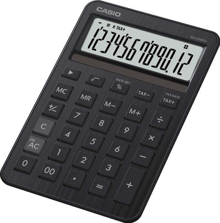 Actual product image Casio MS-200DQ-BK (Batteries, Solar cells)