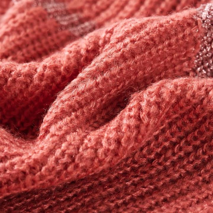 Produktbild VidaXL Kinderpullover Gestrickt Mittelrosa 140,Material: 67 (140)
