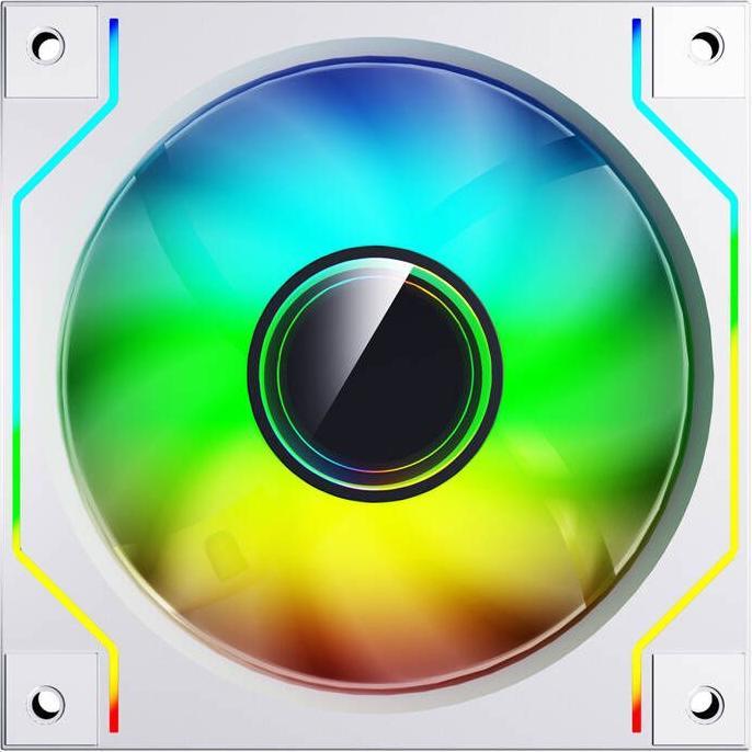 Actual product image Darkflash Tech Darkflash DM20 computer fan (white) (120 mm, 1x)