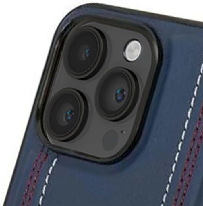 Produktbild U.S. Polo iPhone 14 Pro Max Leather Stitched Lines Case (Apple iPhone 14 Pro Max)