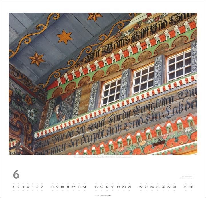 Produktbild Schweiz Kalender 2026 - Schönste Landschaften und Ansichten (48 x 46 cm, Harter Einband, Deutsch)