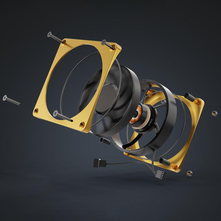 Produktbild Alphacool Apex Stealth Metall (120 mm, 1 x)