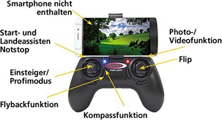 Actual product image Jamara Angle Drone (10 min, 60 g)