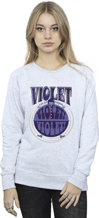 Image du produit Willy Wonka & the Chocolate Factory - Sweat VIOLET TURNING VIOLET - Femme (S)