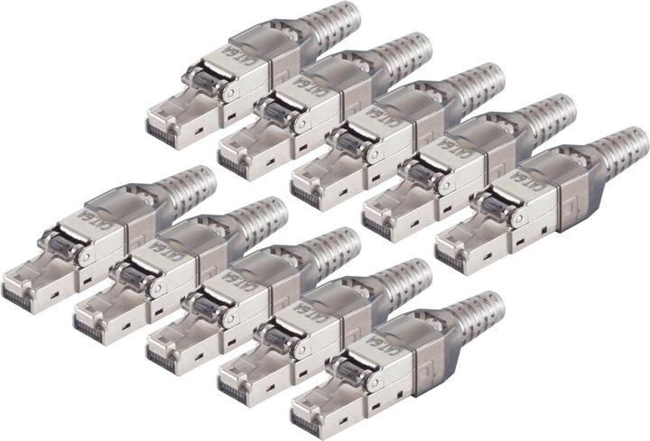 Immagine prodotto Shiverpeaks Connettore di rete a massima connettività S/CONN, cat. 6A Spina RJ45 senza attrezzi con protezione (Connettore del cavo di rete)