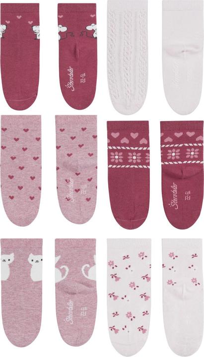 Image du produit Sterntaler Socken 6er Set Herzen Lichtrosa Gr. 19 - 22 (paquet de 6, 19 - 22)