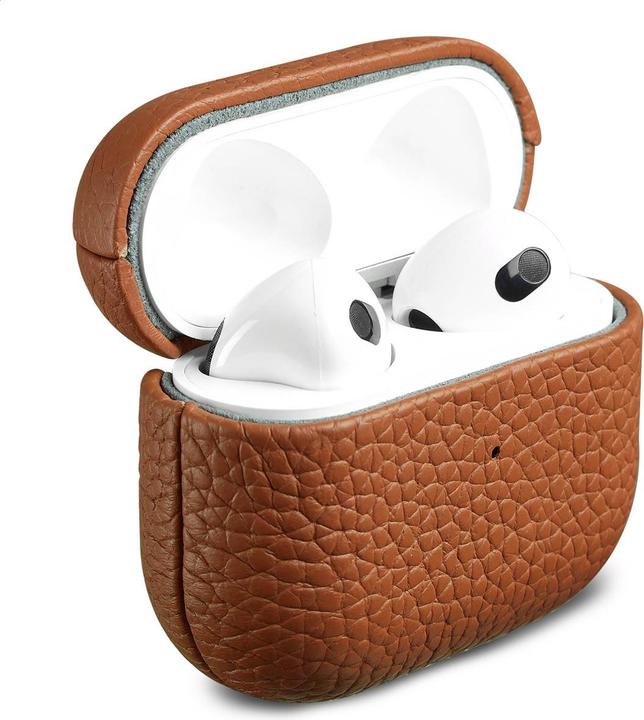 Immagine prodotto Accezz Echt Lederen Case AirPods 3 - Cognac (Coperchio della custodia di ricarica)