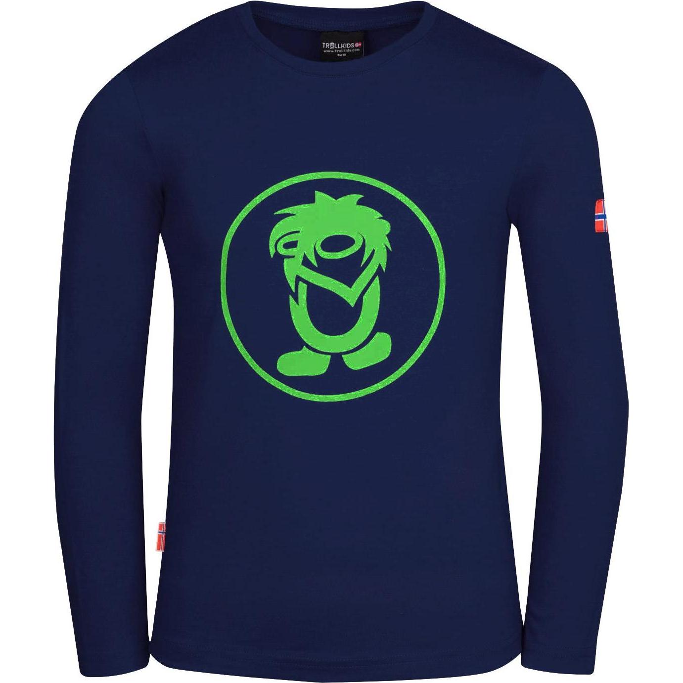 Trollkids, Unisex, Pullover, Kid's Troll Longsleeve, Blau, (140)
