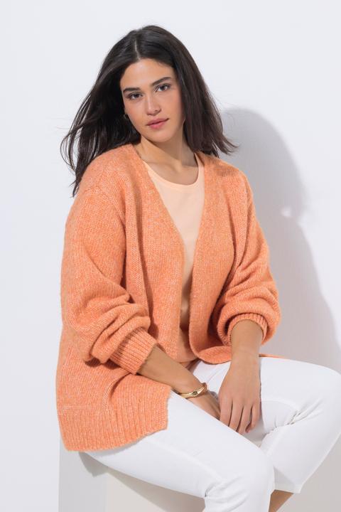 Produktbild Ulla Popken Strickjacke, offene Form, Langarm, recycelt (62)