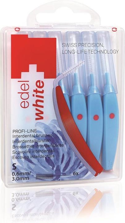 Produktbild Edel + White Interdentalbürsten S 0.6mm 6 Stk. (6 x, 0.60 mm)
