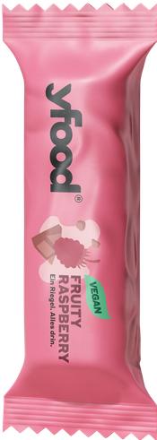Produktbild YFood Veganer Protein Riegel Fruity Raspberry (12 Stk., 720 g)