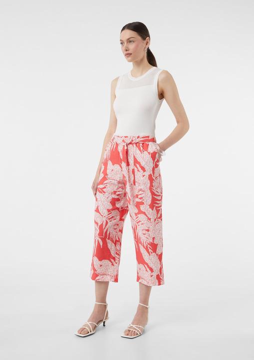 Actual product image Comma Hose Crop-Hose aus Viskosemix im Relaxed Fit mit All-over-Print (46)