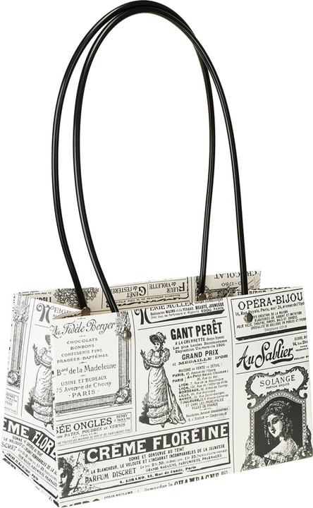 Produktbild Viana Hochwertige Geschenktaschen mit Pariser Print für exklusive Präsentverpackung (10x)