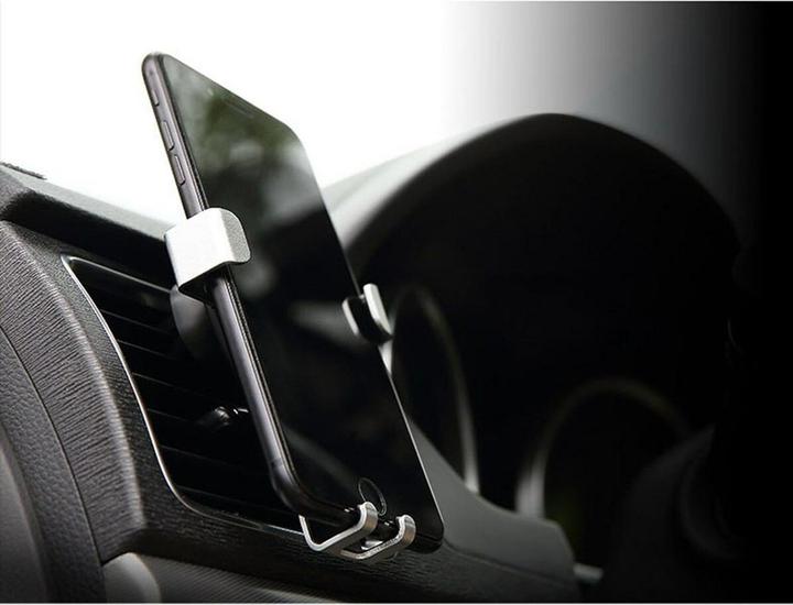 Immagine prodotto Maclean Supporto universale per cellulare a gravità per auto 360 rotante 2 in 1 - Ventilazione o parabrezza