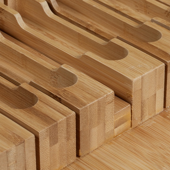 Actual product image Relaxdays Knife holder drawer