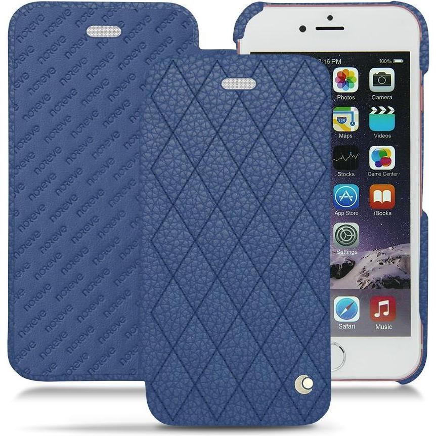 Thumbnail - Noreve Lederschutzhülle horizontal (Apple iPhone 6s Plus), Smartphone Hülle, Blau