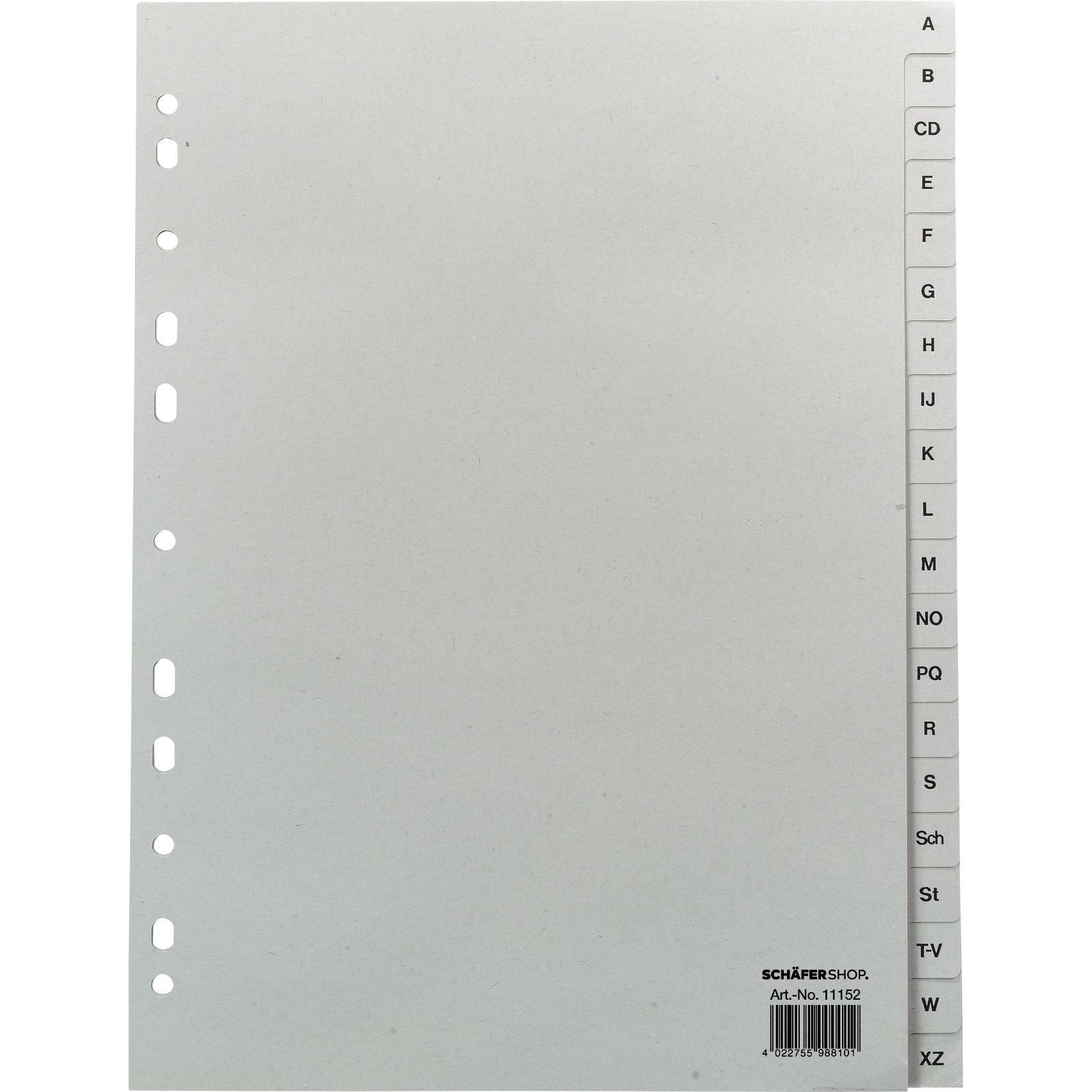 15x 0, Ordner Zubehör, Recycling-Register DIN A4