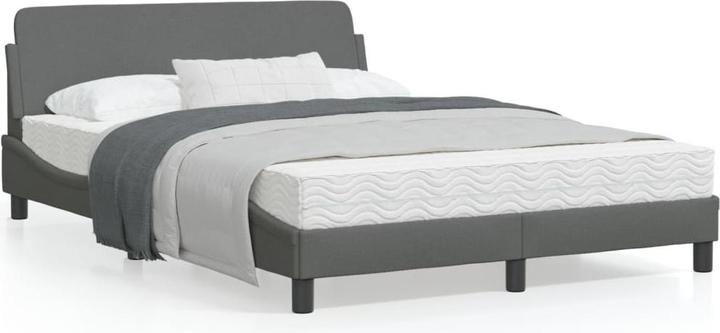 Actual product image VidaXL Bed frame with fabric headboard (140 x 190 cm)