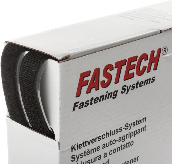 Produktbild Fastech Box 25m Klettband 20mm, schwarz (20 mm)
