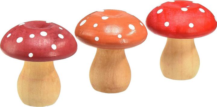 Viana pilze als herbstliche Dekoration mit Punkten 9 Stück