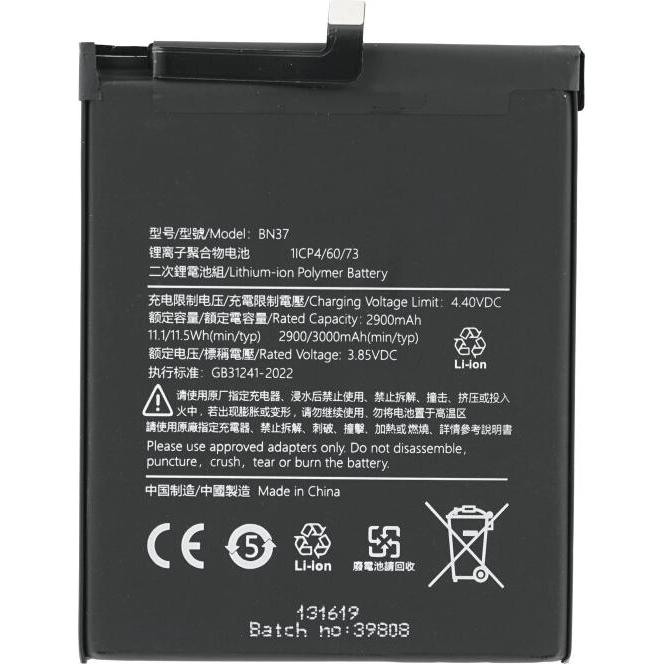 OEM MPS Akku BN37 für Xiaomi Redmi 6/6A, Smartphone Akku
