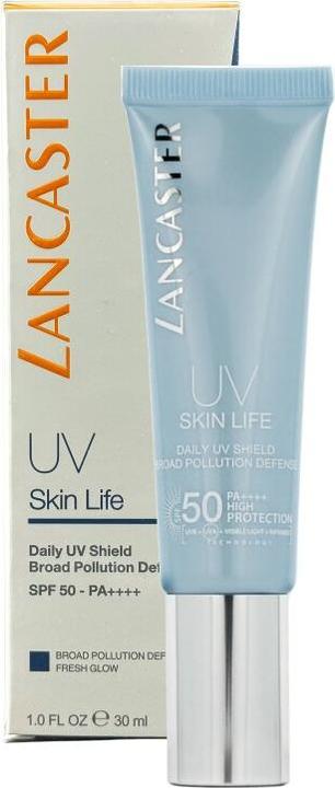 Actual product image Lancaster Skin Life Daily UV Shield Broad Pollution Defence SPF50 (Sun cream face, SPF 50, 30 ml)