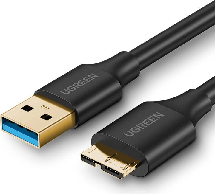 Actual product image Ugreen USB 3.0 - micro USB 3.0 cable, 0.5 m - černý (0.50 m, USB 3.0, USB 3.2 Gen 1)