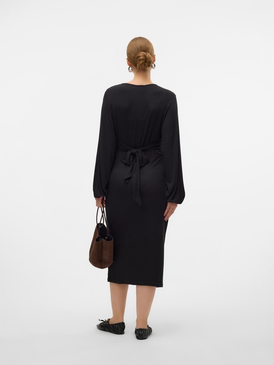 Produktbild Mamalicious Normal geschnitten V-Ausschnitt Midikleid Kleid (S)