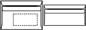 Image du produit Herlitz Enveloppe DL avec fenêtre (22 x 11 cm, 100 x)