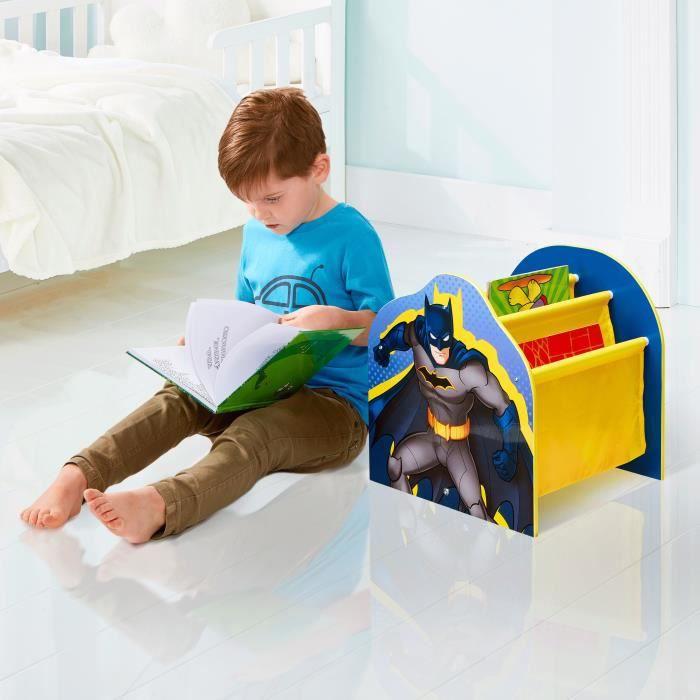 Actual product image Moose Batman - Hanging Bookcase for Kids? Bookcase for the children's room (39.50 x 35 x 39.40 cm)