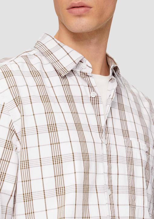 Produktbild S.Oliver Hemd Regular Fit: Kariertes Hemd mit Label-Patch (XL)