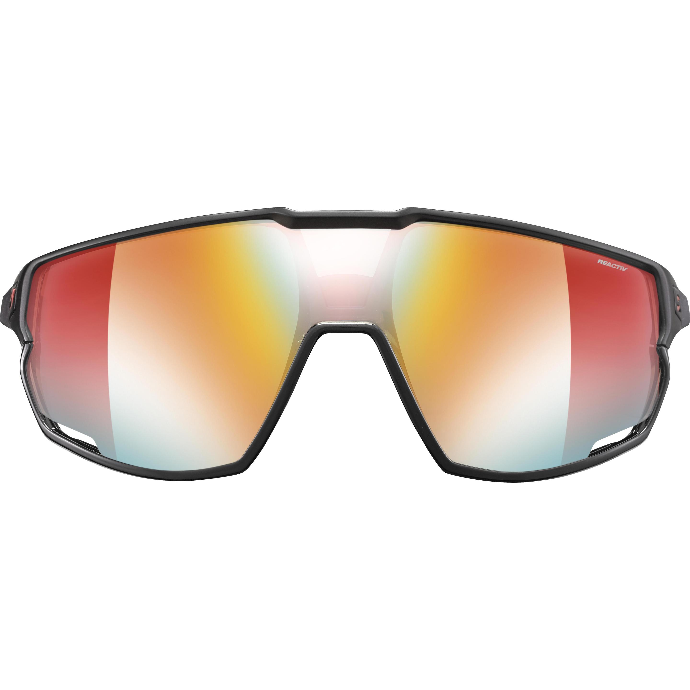 Thumbnail - Julbo, Unisex, Sportbrille, Rush Reactiv Performance (Schwarz, multilayer rot), Schwarz