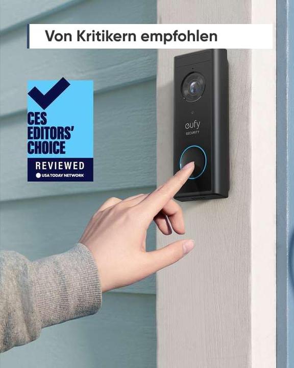 Actual product image eufy 2K Video Doorbell (Add on only) (Wireless)