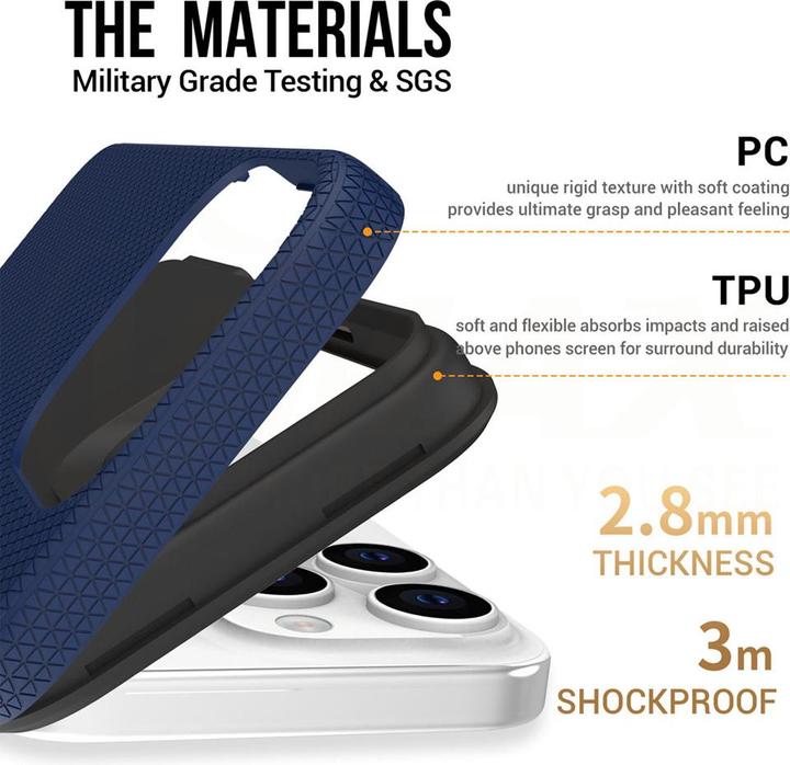 Produktbild Vmax Traingle Case für Samsung Galaxy A35 5G navy blau (Samsung Galaxy A35)