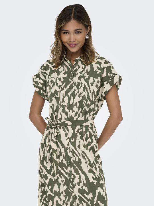 Produktbild Only Bindegürtel Blusenkleid Hemdblusenkleid (40)