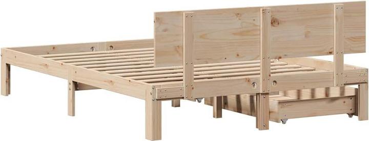 Produktbild vidaXL Bett mit Schubladen (140 x 200 cm)
