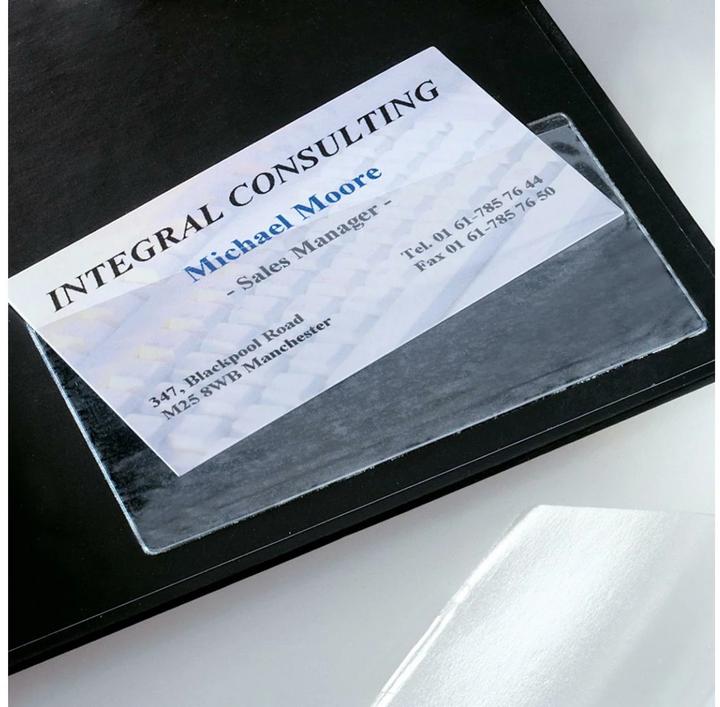 Image du produit Sigel Sacs pour cartes de visite (90 x 60 mm)