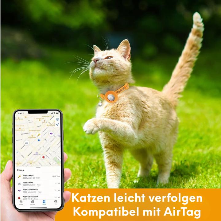 Produktbild Suba 2er Pack Airtag Katzenhalsband (Katze)