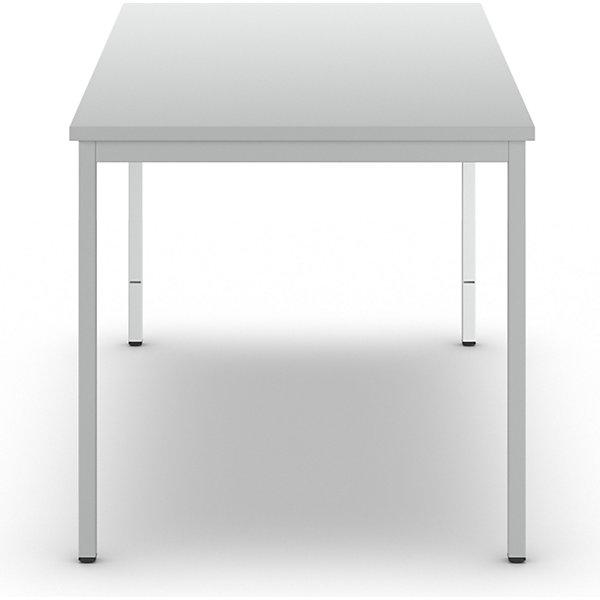 Image du produit eurokraft basic Bureau de maître, gris clair (140 cm, 80 cm)