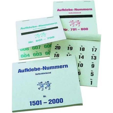 W&A, Etichette, Numeri adesivi per la tabella dei regali