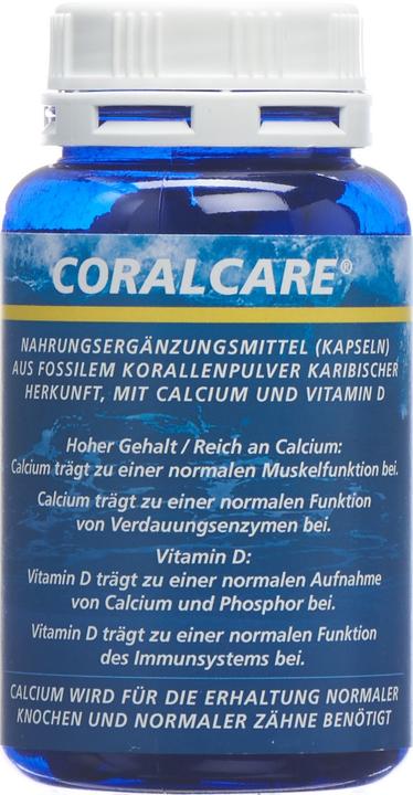 Actual product image CoralCare Caribbean origin with vitamin D3 capsule 1000 mg VitD3 (120 Piece, Capsules, 160 g)