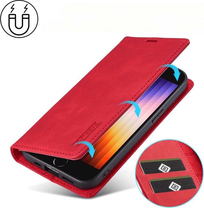 Produktbild LC.Imeeke Flip Case Vintage (Apple iPhone 16e, Apple iPhone 17e)