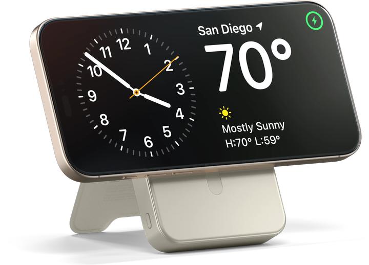 Actual product image Satechi OntheGo Magnetic Qi2 Powerbank Stand 10000 mAh Black (10000 mAh, 20 W)