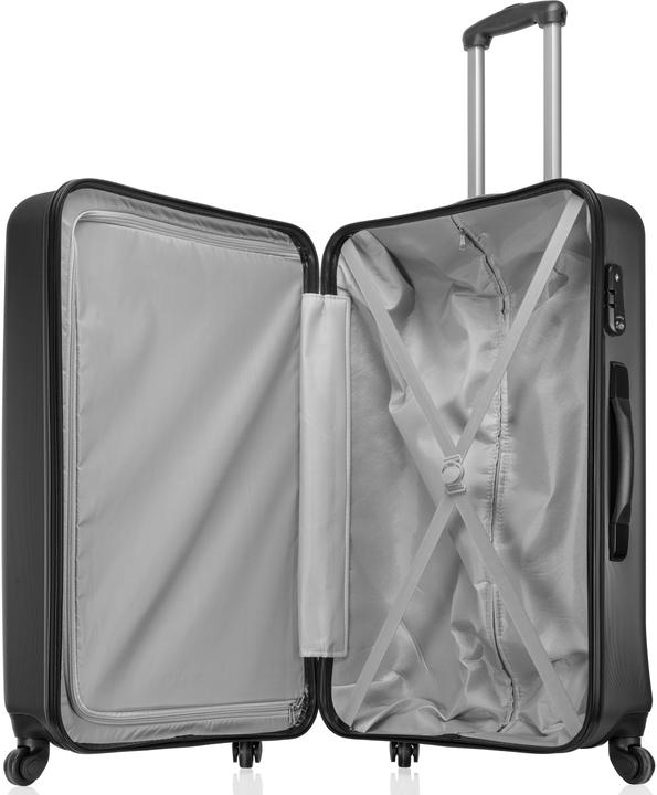 Actual product image Feru Pyramid Peak Classic 75 cm Travel suitcase, black