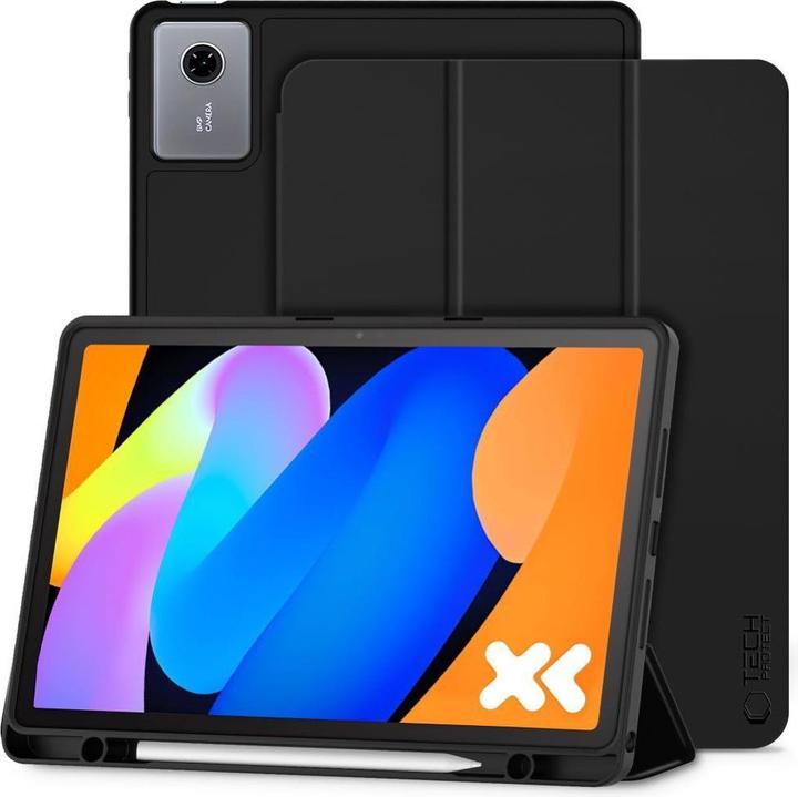 Actual product image 4Kom Tech-Protect SC Stiftetui für Lenovo Idea Tab 11.0 TB-336, Schwarz (Lenovo Idea Tab)