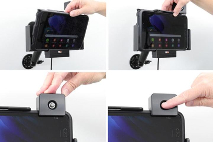Produktbild Brodit Halter aktiv Samsung Galaxy Tab Active 2 3 Molex Pogo-Pin